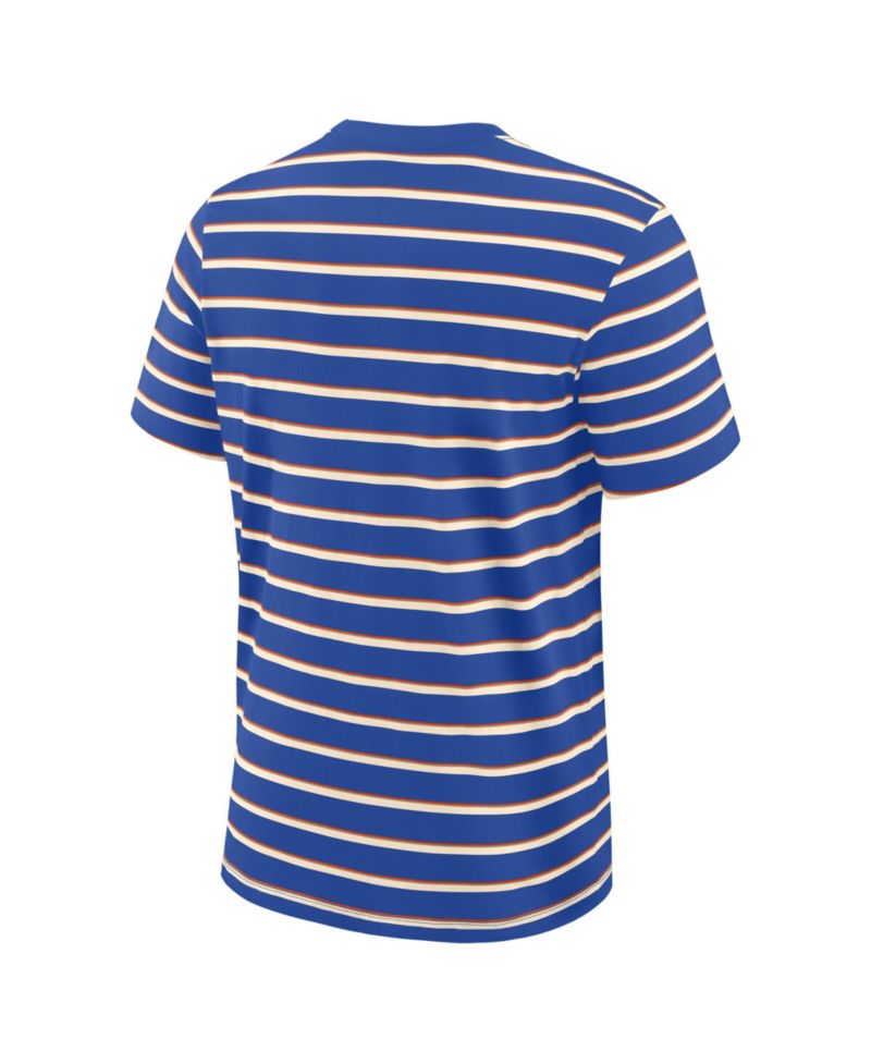 Men's Royal Florida Gators Athletic Prep Legacy Summit Stripe T-Shirt
