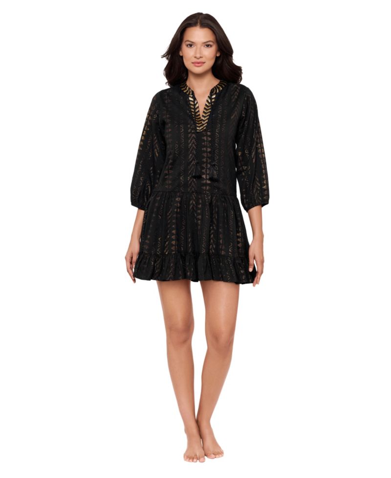 Women's Cover-Up V-Neck Beach Dress