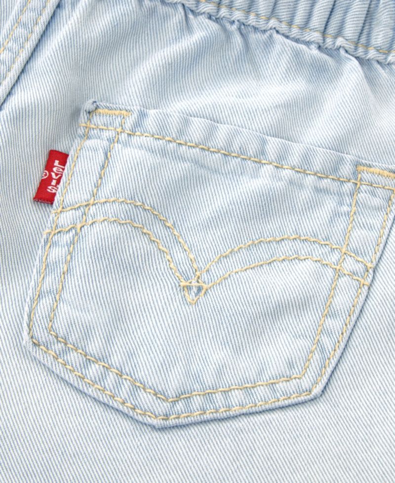 Girls' 2T-6X Denim Parachute Shorts