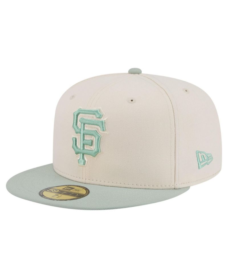 Men's Cream/Green San Francisco Giants Color Pack 59FIFTY Fitted Hat