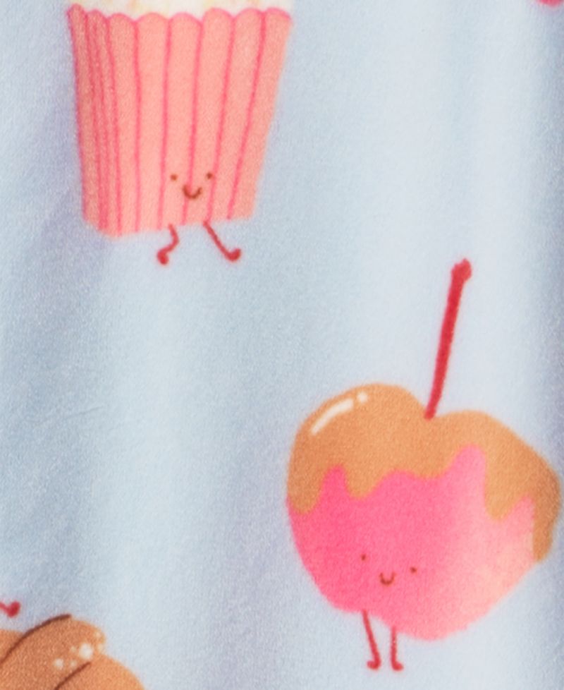 Baby Girls' Festival Treats Long-Sleeve 2-Way-Zip Footed DreamPlush Pajama