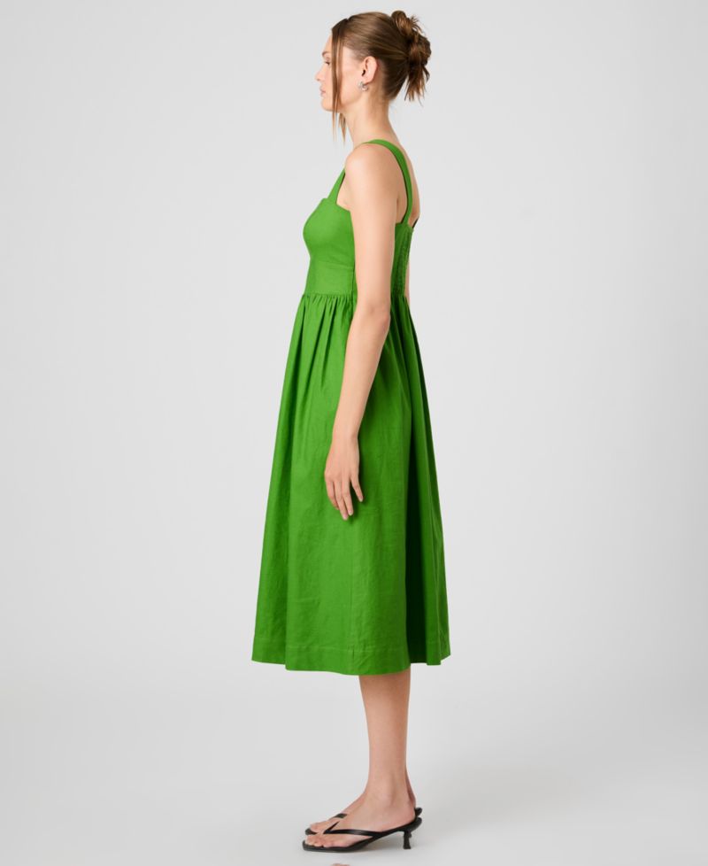 Women's Sleeveless Sweetheart Neck Dress