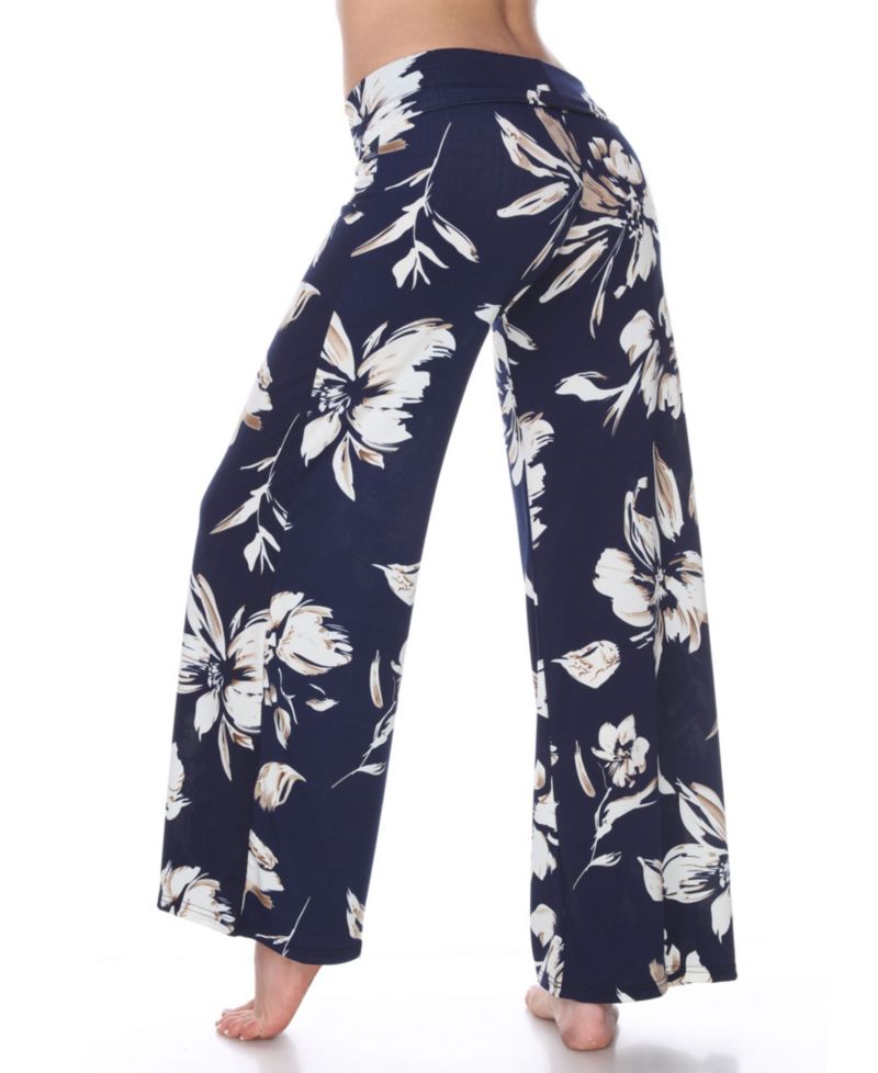 Flower Print Palazzo Pants