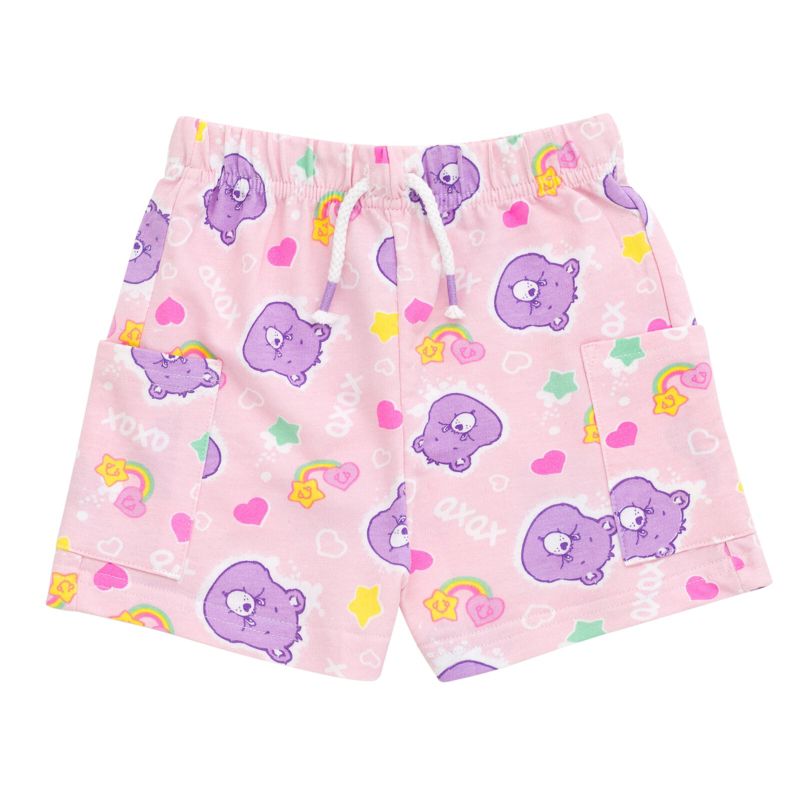 Girls Best Friend Bear T-Shirt and French Terry Shorts Outfit Set