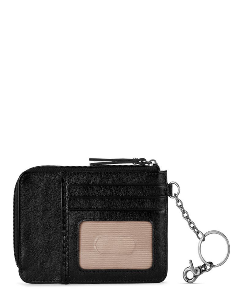 Women's Iris Leather Card Case Wallet