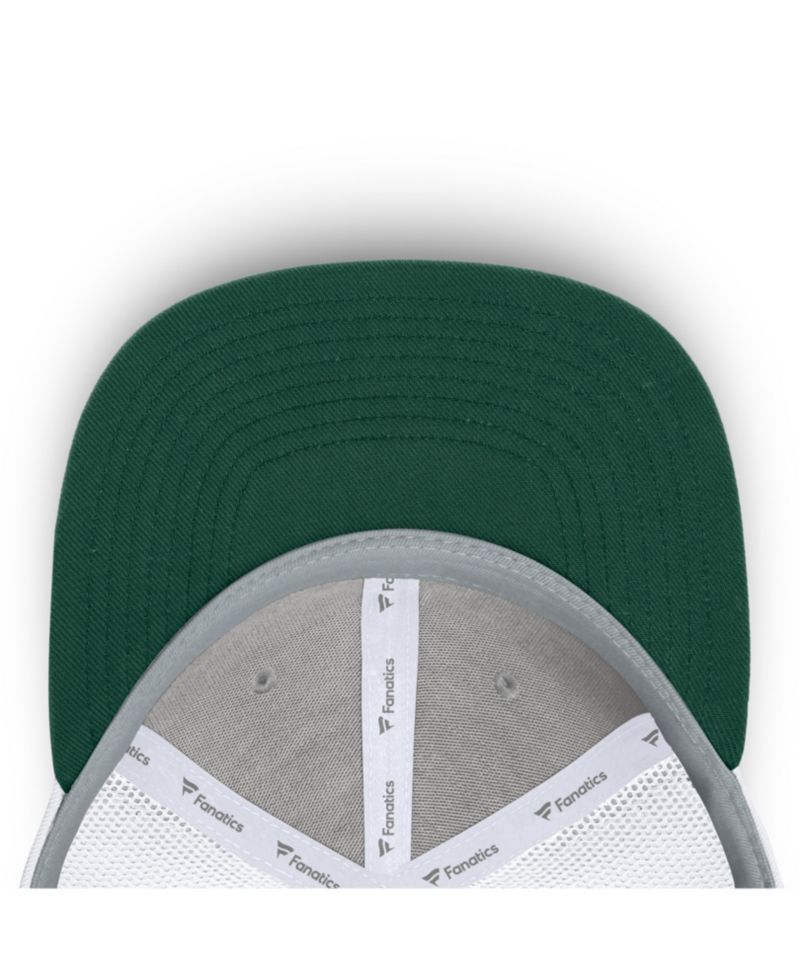 Men's Heather Gray/White Minnesota Wild Structured Trucker Adjustable Hat