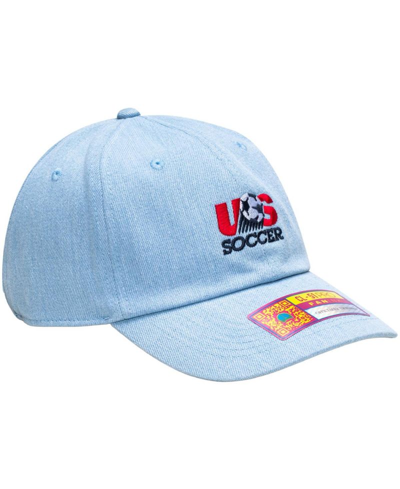 Men's and Women's Light Blue USMNT Making History Adjustable Trucker Hat