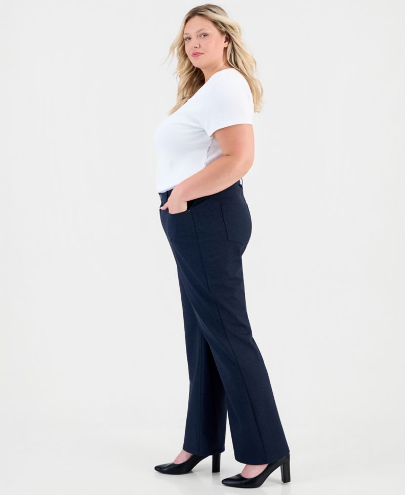 Plus Size Lexington Bootleg High-Rise Bootcut Jeans
