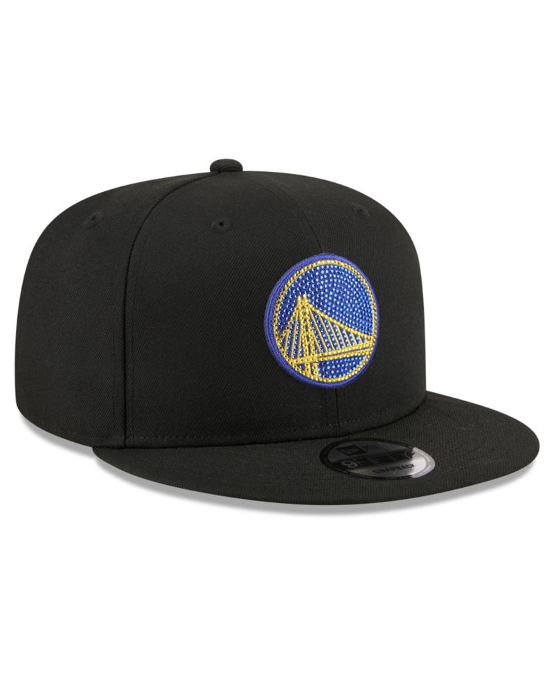 Men's Black Golden State Warriors 2026 NBA Draft Crystal 9FIFTY Snapback Hat