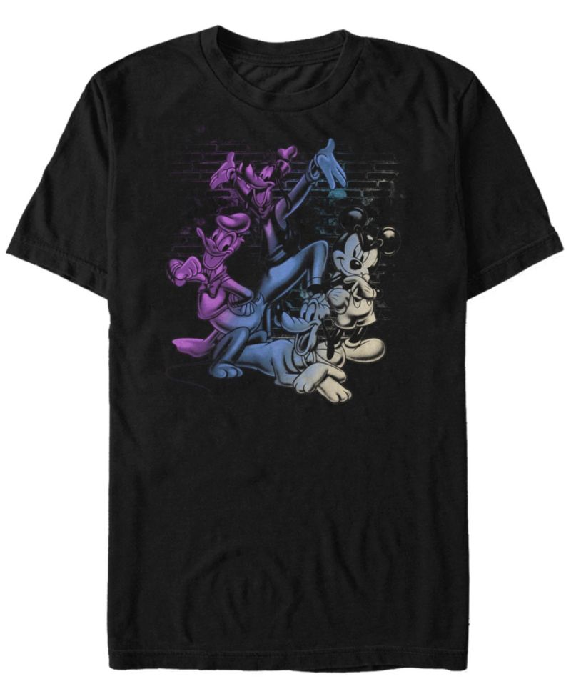 Men's Mickey And Friends Short Sleeve T-Shirt