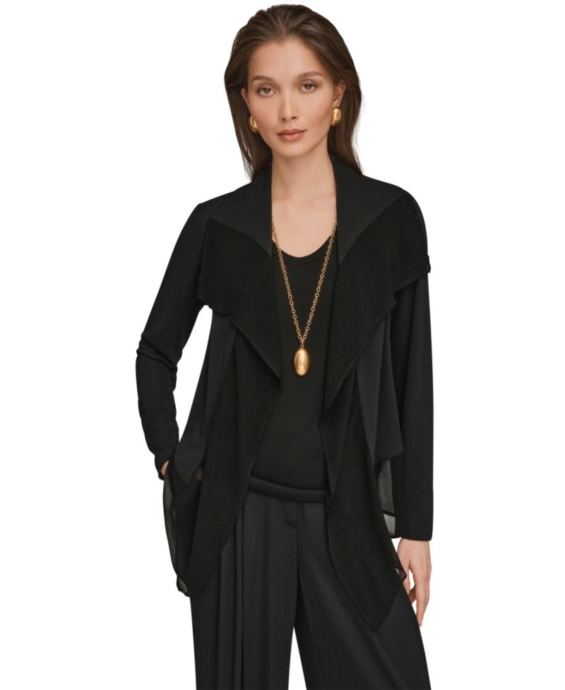 Women's Ruffle Front Jacket