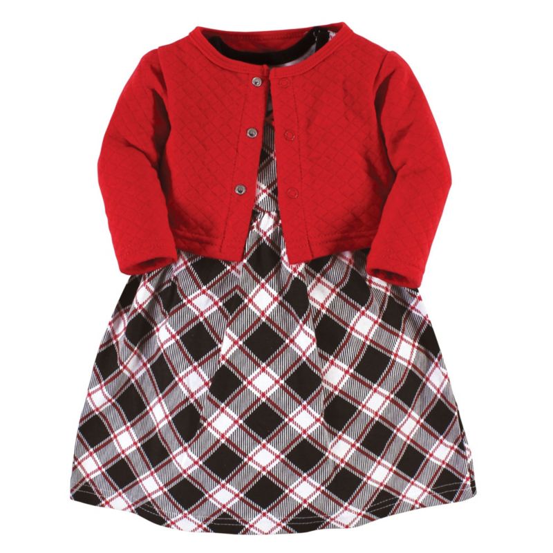 Baby Girls Hudson Quilted Cardigan and Dress