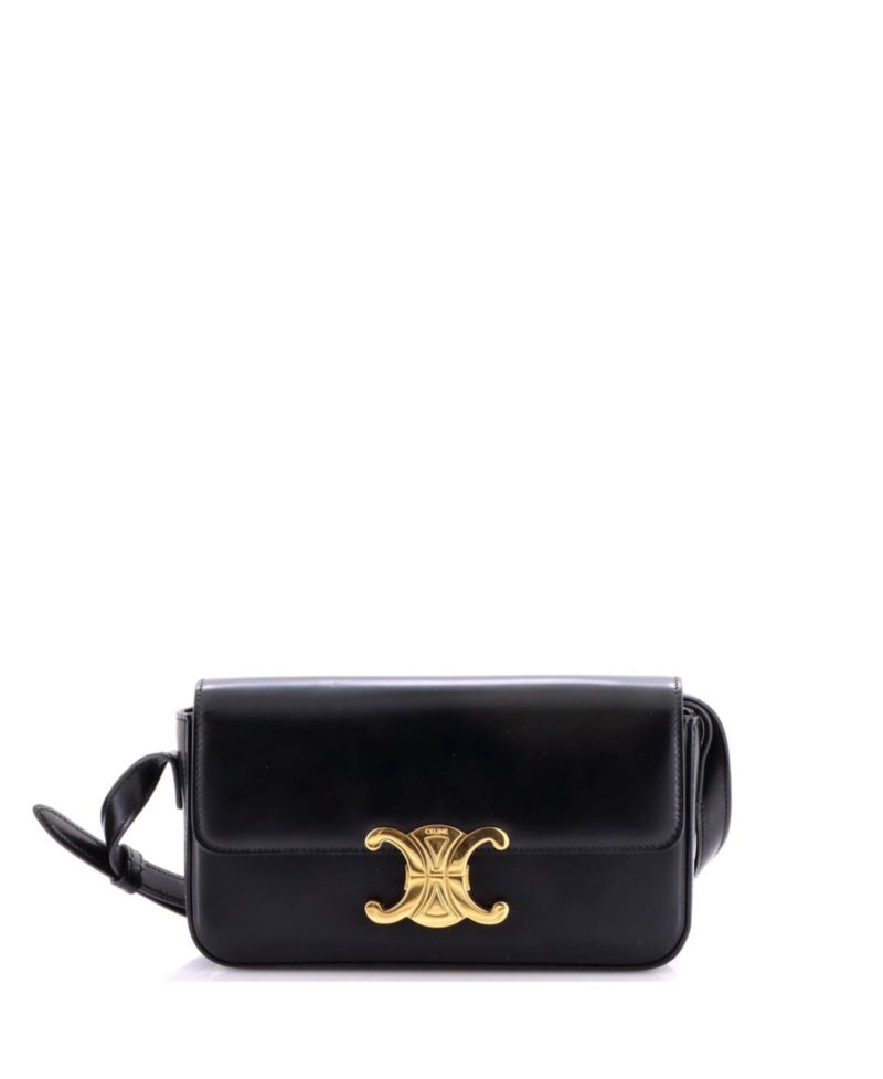 Triomphe East-West Shoulder Bag Smooth Calfskin