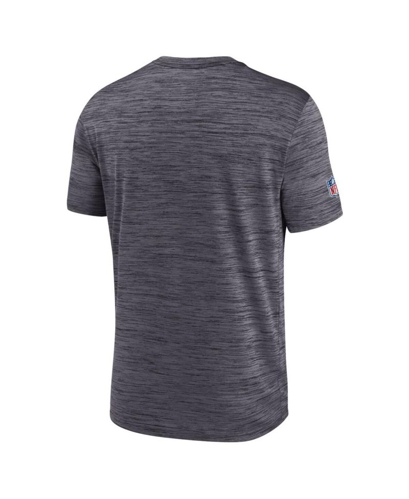 Men's Black Las Vegas Raiders Sideline Velocity Athletic Stack Performance T-shirt