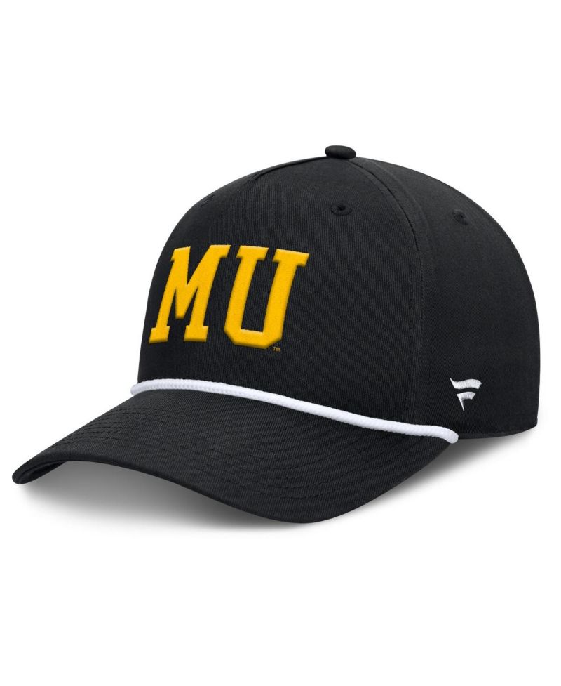 Men's Black Missouri Tigers Foul Ball Rope Adjustable Hat