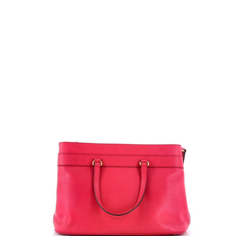 Medium Bright Bit Convertible Tote Leather