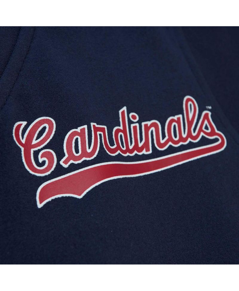 Women's Navy St. Louis Cardinals Cooperstown Collection V-Neck Dress