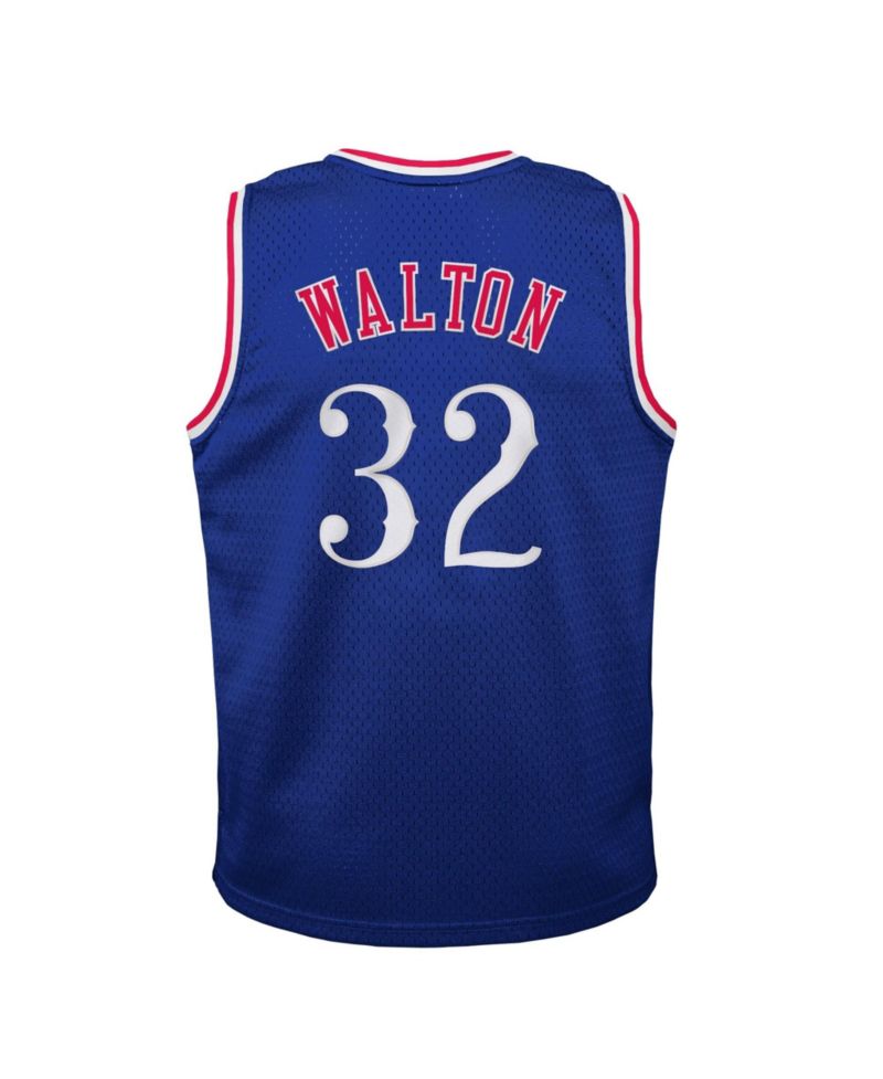 Big Boys and Girls Bill Walton Royal LA Clippers 1984/85 Hardwood Classics Swingman Jersey