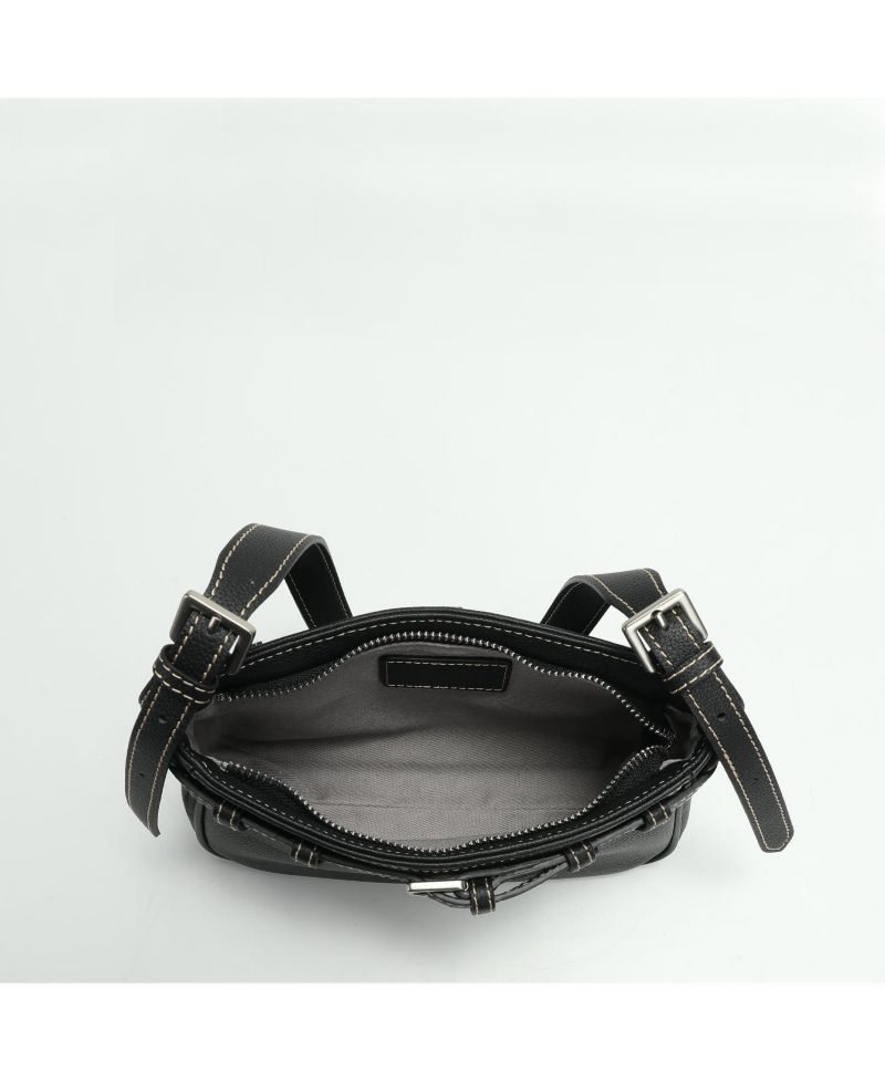 Women's Sloane Leather Shoulder Bag for Women Convertible Crossbody Purse Small Belt Detail Handbag