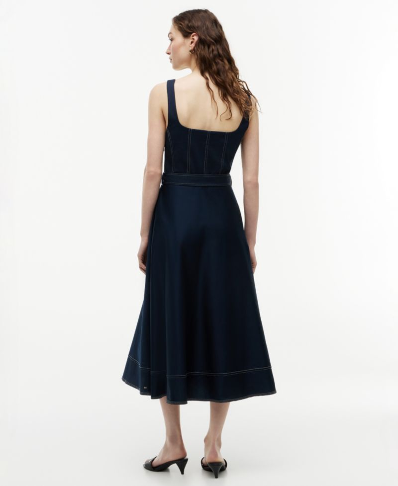 Women's Contrast Stitch Tank Dress