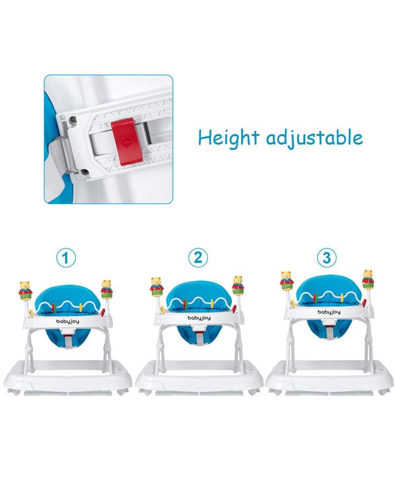 Baby Adjustable-Height Foldable Walker