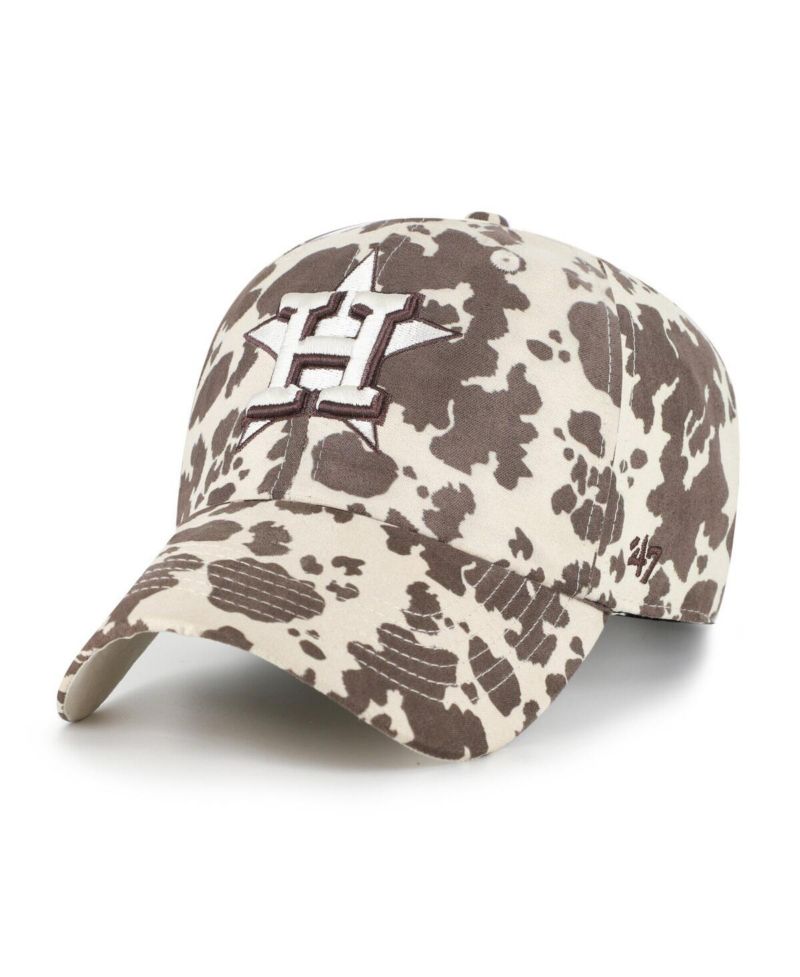 Women's Natural Houston Astros Bessie Clean Up Adjustable Hat