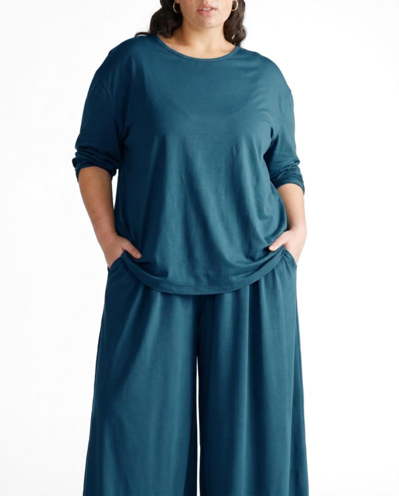 Plus Size Pina Long Sleeve Lounge Tee