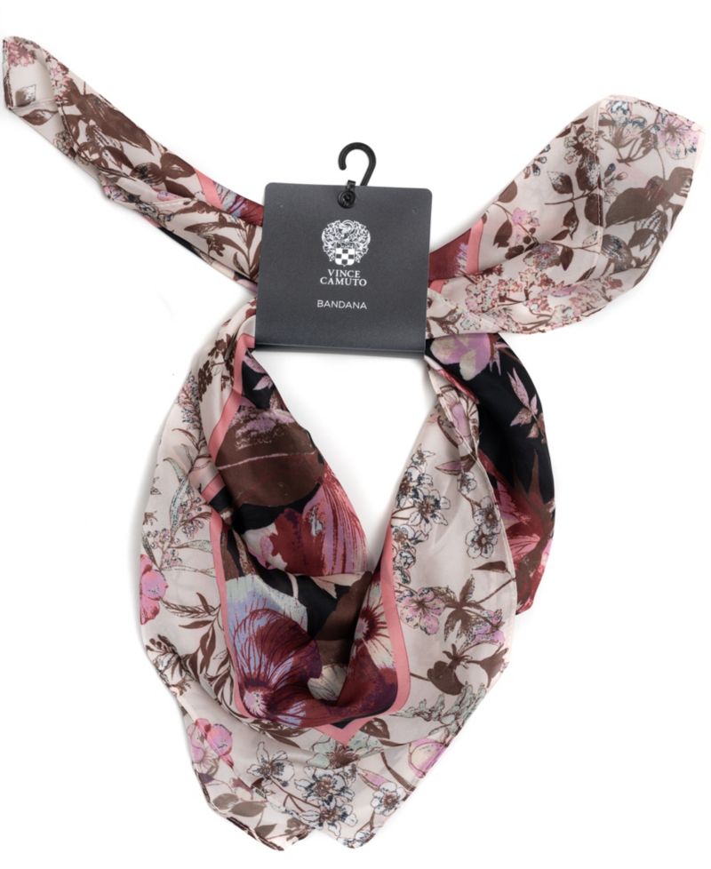 Statement Floral Bandana Scarf