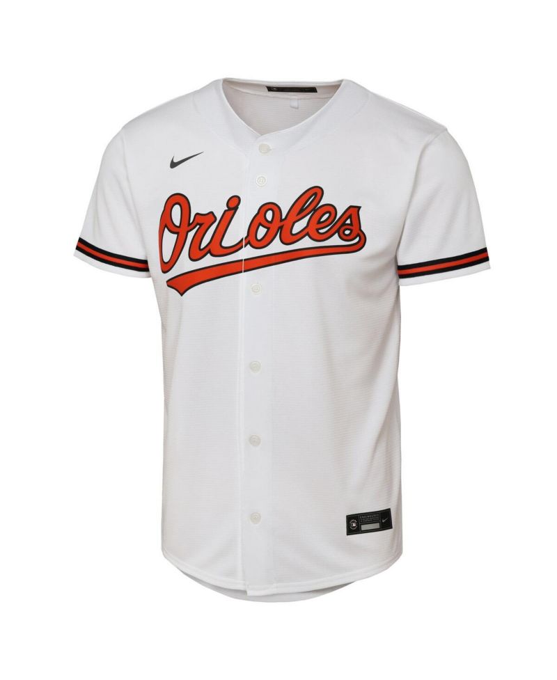 Big Boys and Girls Adley Rutschman White Baltimore Orioles Home Replica Player Jersey