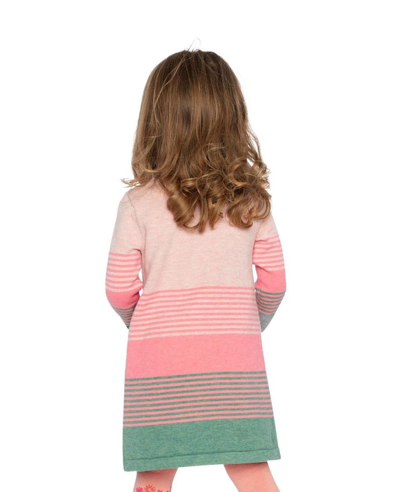 Baby Girls (12M-24M) Knitted Stripe Dress