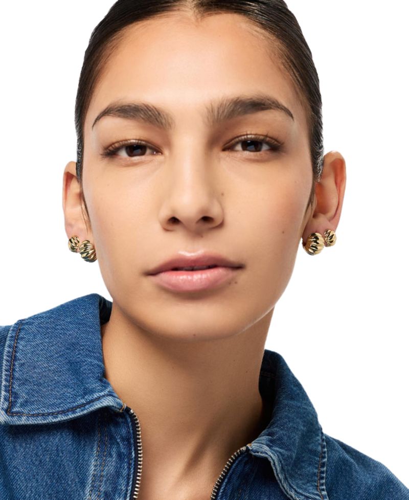 Colton Mini Gold-Plated Statement Earrings