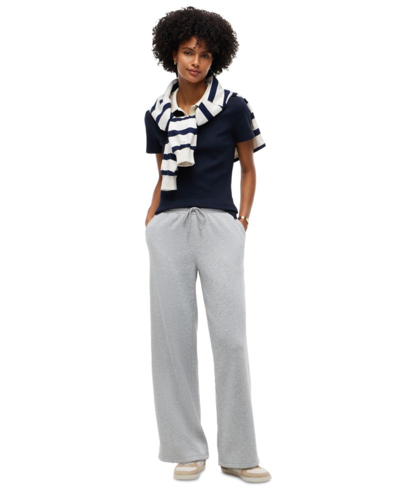 Women's Marina Straight-Leg Mid-Rise Drawstring Sweatpants