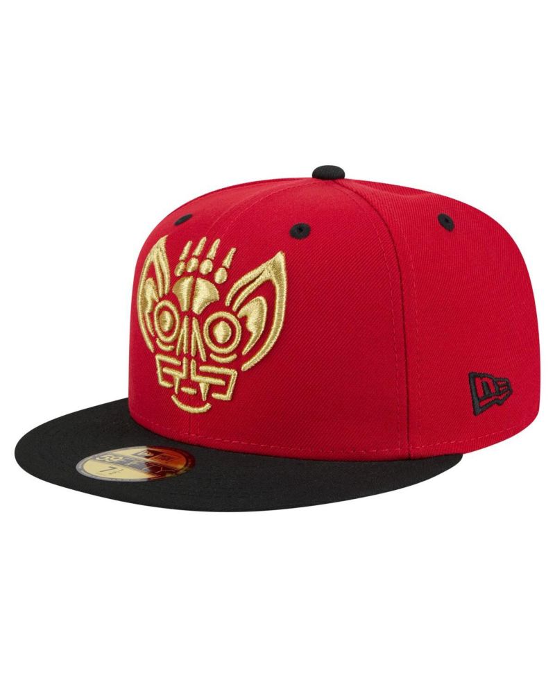 Men's Red Louisville Bats Copa de la Diversion 59FIFTY Fitted Hat