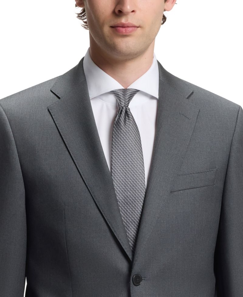 Men's Virgin-Wool Serge Suit Jacket
