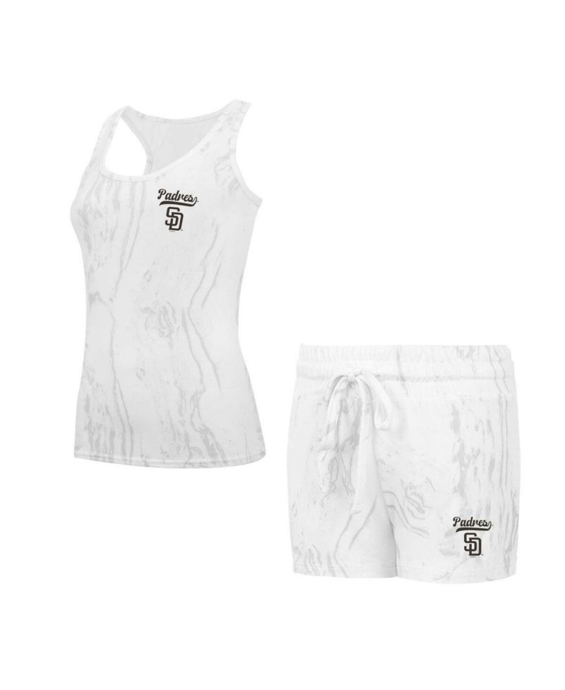 Women's 2-Piece San Diego Padres Quartz Tank Top and Shorts Set