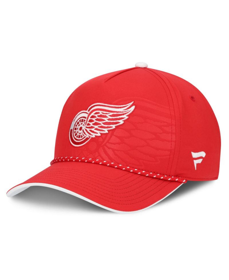 Men's Red Detroit Red Wings On Stage Podium A-Frame Adjustable Hat