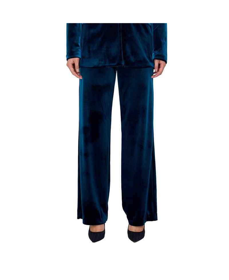 Women's Valerie Straight Leg Velvet Trouser