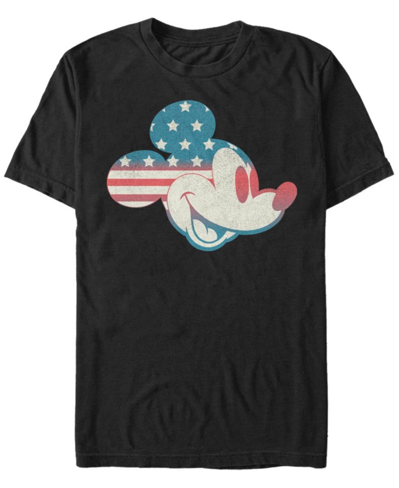 Men's Mickey Americana Short Sleeve Crew T-shirt