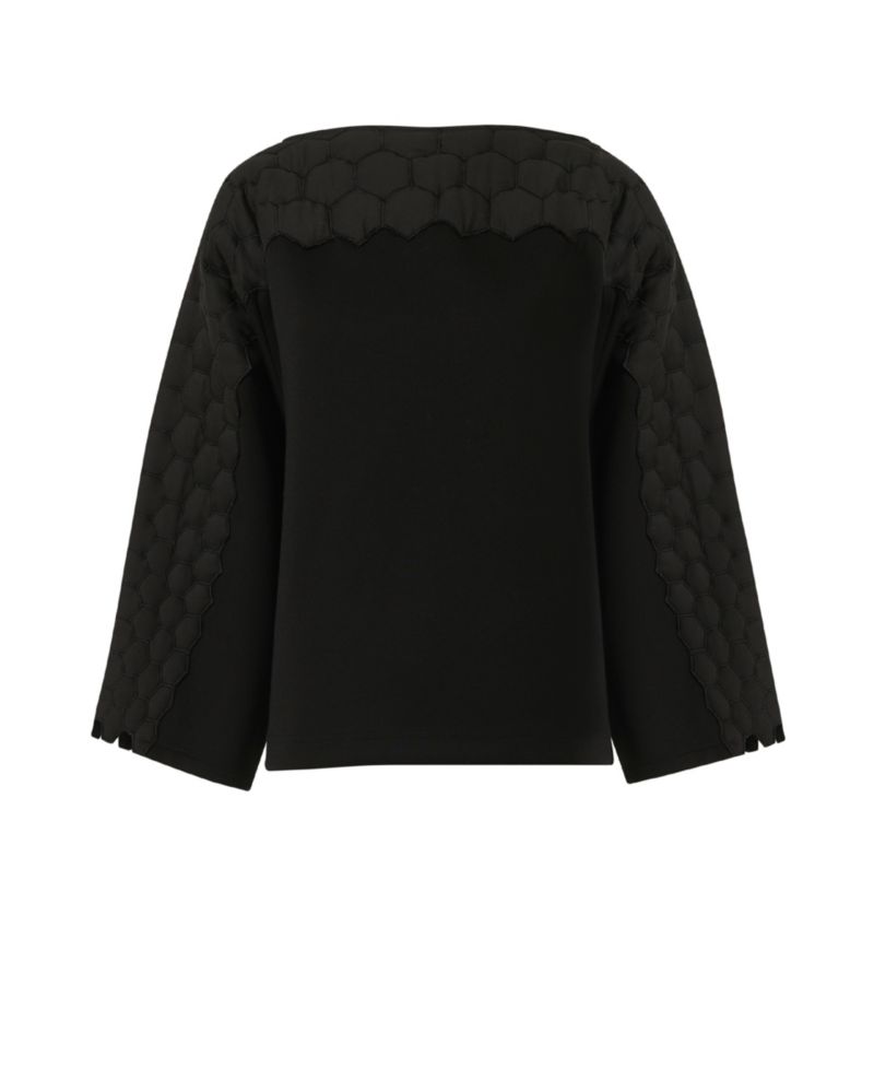 Women's Quilted Embroidered Top