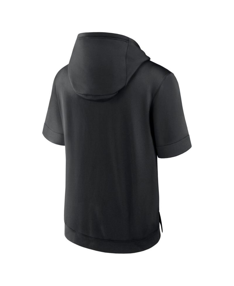 Men's Black San Francisco Giants Tri Code Lockup Short Sleeve Pullover Hoodie
