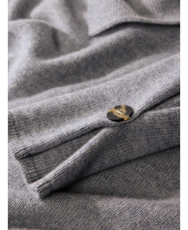 Women's Eloria Asymmetric Neck Cashmere Long-Sleeve Sweater
