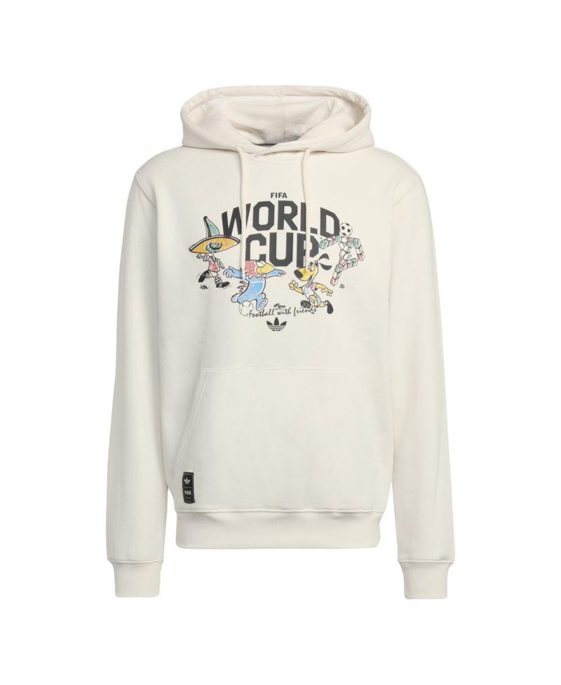 Men's White FIFA World Cup Historic Mascot Hoodie