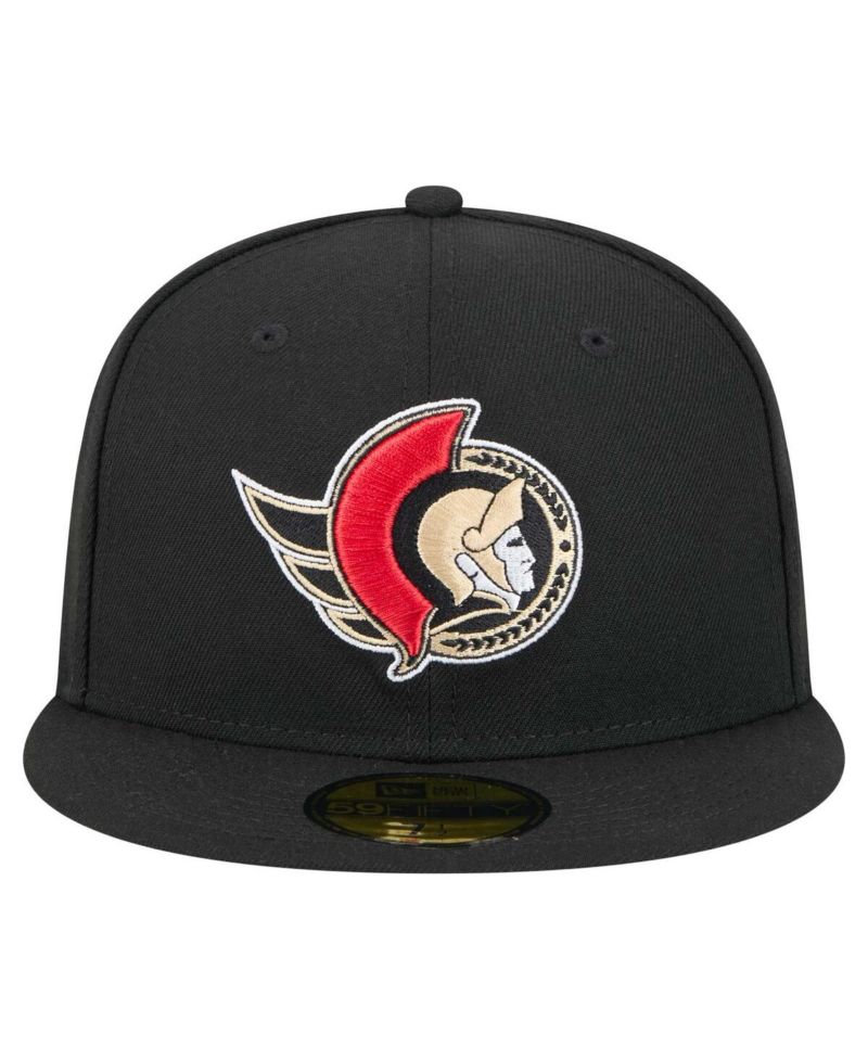 Men's Black Ottawa Senators Core 59FIFTY Fitted Hat