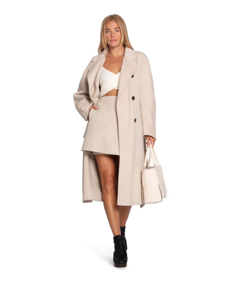 Women's Real Love Double Breasted Maxi Coat