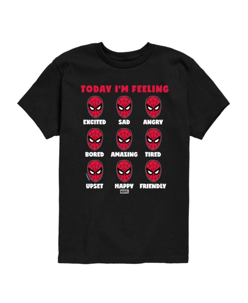 Boys' 8-20 Spider-Man Today I'm Feeling Moods Youth Short-Sleeve Graphic T-Shirt