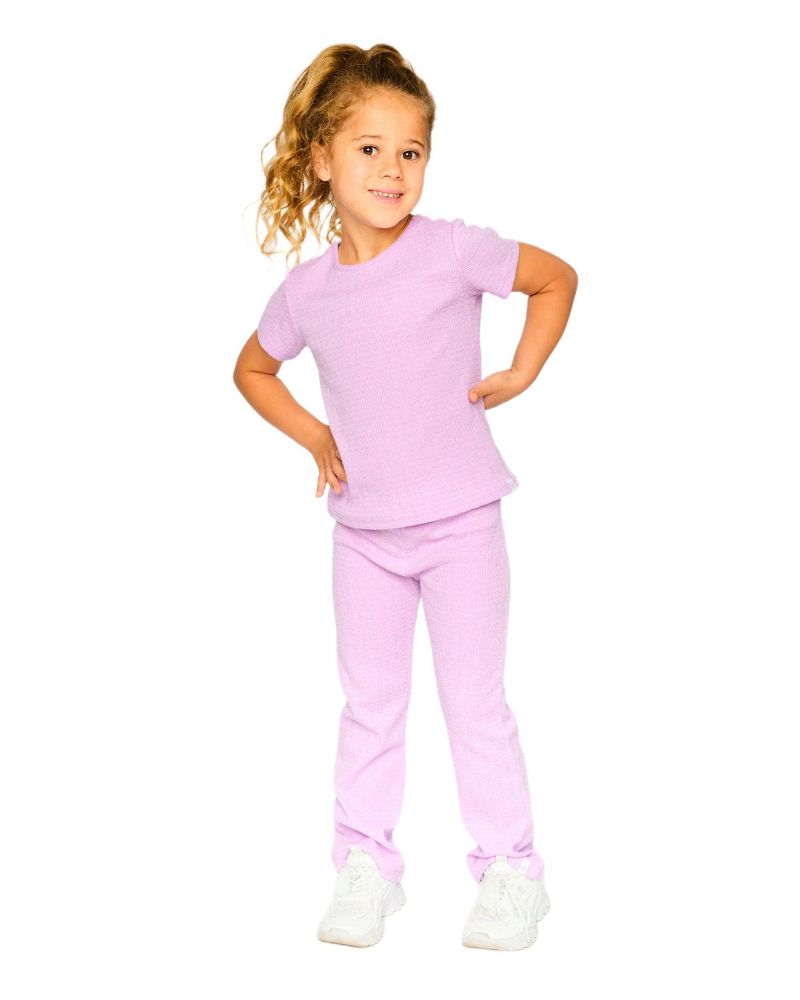 Baby Girls Crinkle Jersey Leggings