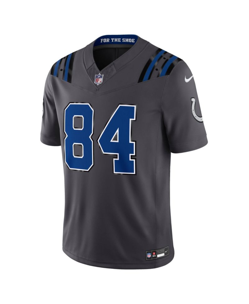 Men's Tyler Warren Anthracite Indianapolis Colts 2026 Rivalries Collection Vapor F.U.S.E Stitched Limited Jersey