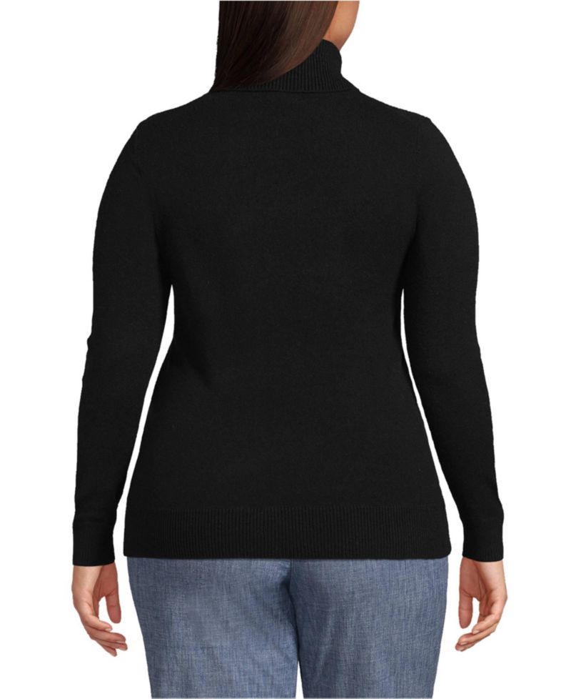 Plus Size Cashmere Turtleneck Sweater
