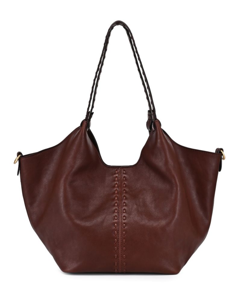 Magnolia Small Leather Tote Handbag