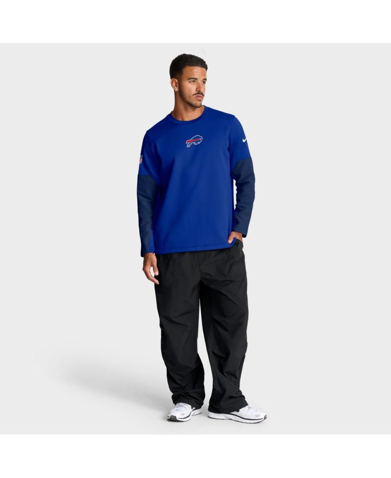 Men's Royal Buffalo Bills Sideline Scripted to Win Performance Long Sleeve T-Shirt